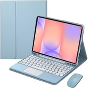 Samsung Galaxy Tab S10 Lite/S10 FE/S9 FE 10.9-inch / Tab S9 11-inch Touch Keyboard Case (Blue)