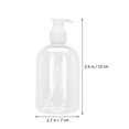 thumbnail image 4 of GOOHOCHY 5Pack Shower Pump Bottles White Refillable for Office Use Household Users, 4 of 4