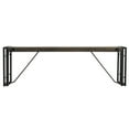 thumbnail image 3 of Cortesi Home Thayer Driftwood Bench with metal frame, 3 of 5