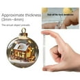 thumbnail image 4 of Rapeiae Natural Wonders Series Christmas Ball Flat Acrylic Pendant, 4 of 5