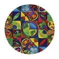 thumbnail image 4 of nygtbtfer Mexican Talavera Elastic Edged Fitted Round Table Cloths, Home Decorative Tablecloth for Indoor Outdoor Kitchen Party 54-58, 4 of 8