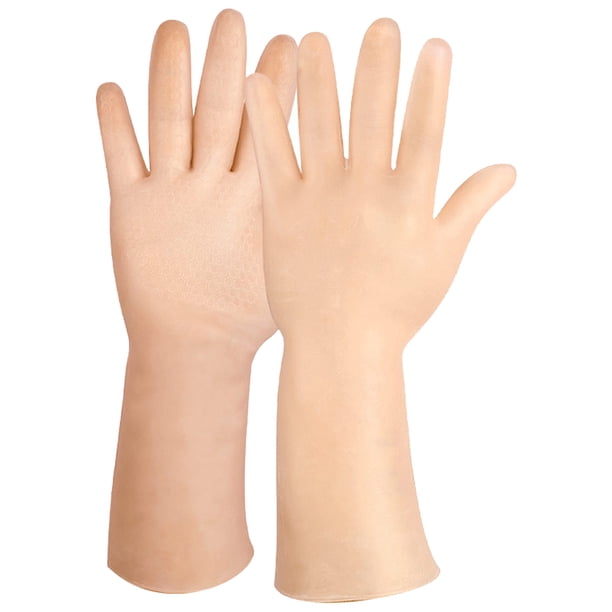 Guantes De Silicona, Guantes Hidratantes, Para Toda La Noche, 1 Par, Guantes Elásticos Antideslizantes Con Loción, Guantes De Talla Única Para Manos Secas Y Piel Agrietada