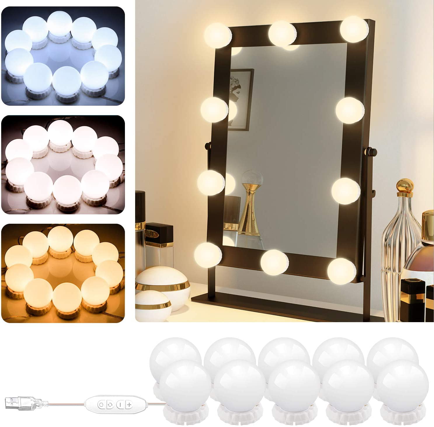 Mirror Lights Kit Light Bulbs, Vanity Mirror Light Bulb Replacement