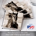 thumbnail image 3 of Thirstystone "Black Beauty Horse" 4-Pack Tumbled Tile Coasters, 3 of 7