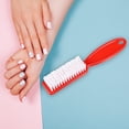thumbnail image 2 of 4 cepillos para uñas limpiadores de uñas, herramientas de limpieza de uñas, cepillo de manicura con mango de plástico, cepillos de pedicura, rojo, 2 of 8
