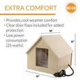 thumbnail image 3 of K&H Pet Products Thermo Birchwood Manor Kitty Home Heated Real Birchwood 18 X 16 X 15 Inches, 3 of 10