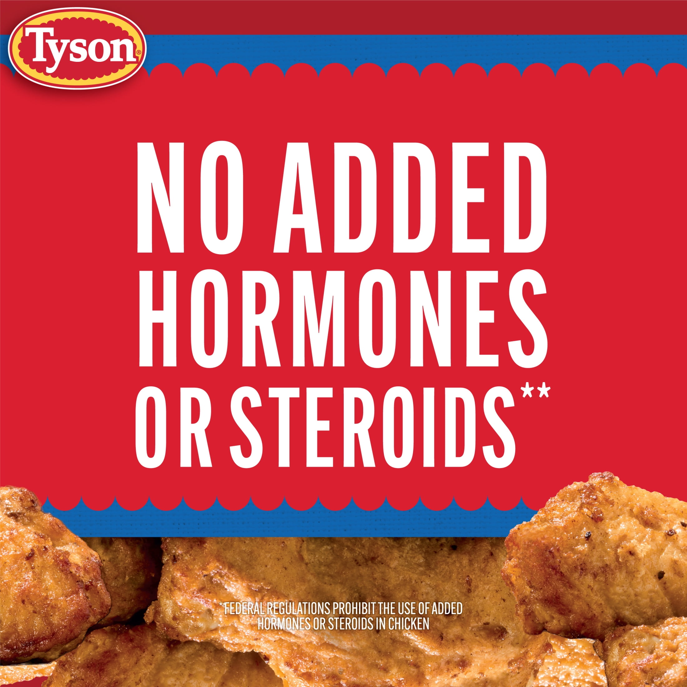 Tyson Rotisserie Seasoned Crispy Wings, 16 oz (Frozen, Fully Cooked)
