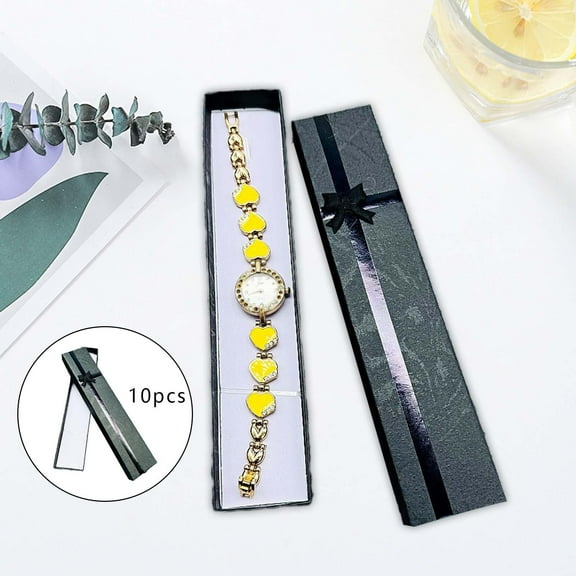 Tachiuwa Empty Gift Boxes Cardboard Long Boxes Lightweight Stylish Paperboard Boxes Packaging Boxes for Anniversary Valentines Wedding