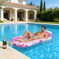 thumbnail image 5 of Tdxkok Inflatable Floating Raft Bed,Foldable Mesh Water Hammock for Adults,Portable Pool Lounge Float for Swimming Pool,Beach,Lake and Summer Water Relaxation, 5 of 6