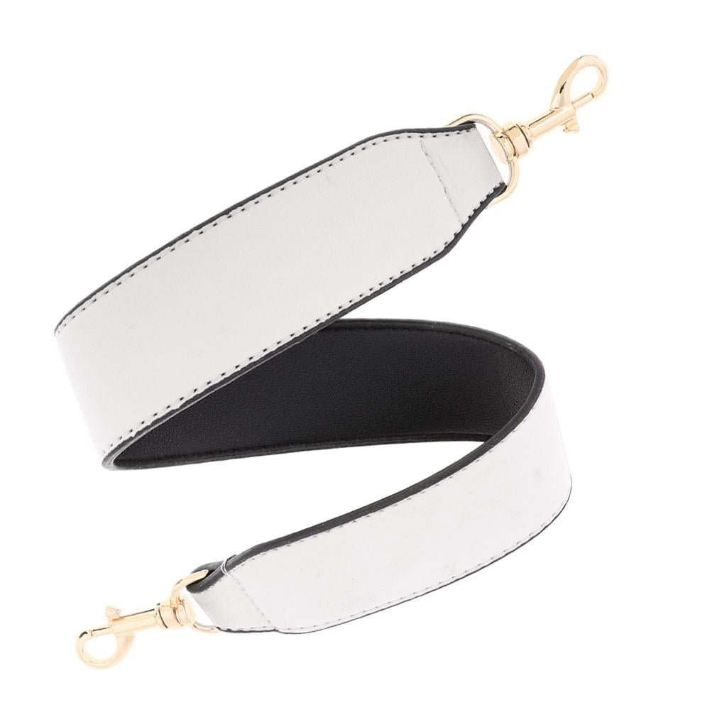 Wide leather bag strap sale