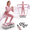 Pink-16.1 x 12.9 x 4.1”, variant on SONITU Vibration Plate Machine, Whole Body Vibrating Plates for Weight Loss,330 Lbs Capacity, with 2 Loops, 5 Resistance Bands & Remote Control