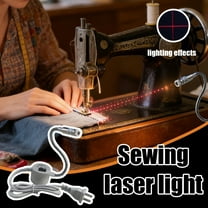 Magnetic Positioning Quilting Laser Light for Sewing Machine, Sewing Laser Guide for Straight Stitching, Red Guide Line Light with Strong Magnets