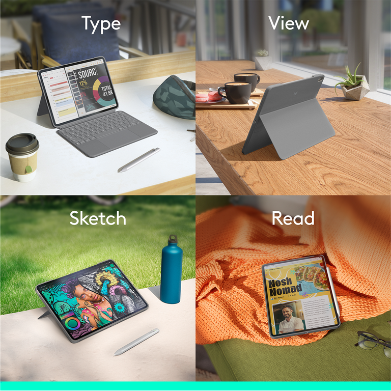 Amazon.com: Logitech Combo Touch iPad Air 11-inch (M2 & M3