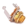 thumbnail image 1 of Zócalo dorado Hugo 1/4 Pulgadas para Equipo de sonido guitarra 10 piezas, 1 of 9