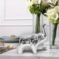 thumbnail image 6 of TISHITA Elephant Statue Animal Sculpture Collectible Creative Modern Statue Art Craft Ornament for Entrance Shelf Living Room Cabinet L, 6 of 8