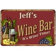 thumbnail image 1 of Jeff's Red Wine Bar Sign 16 x 24 Matte Finish Metal 116240054325, 1 of 1