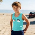 thumbnail image 2 of Niño Pequeño Niños Niños Camisola sin Mangas Gradiente Suave Imprimir Moda Fondo Lindo para el Desgaste Informal Y Ocasiones Especiales, 2 of 8