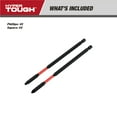 thumbnail image 3 of Hyper Tough 2-Piece Long Impact Driver Hex Shank Drill Bits, 3 of 9