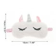 thumbnail image 4 of Unique Bargains 1 Pc Cartoon Sleep Mask Soft Eye Shade Cover for Rest 7.48"x5.51" White, 4 of 6