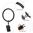 thumbnail image 5 of ZYLER- 50 Pcs Curtain Shower Ring Clip Rod Rings Metal Drapery Decorative Clips, 5 of 6