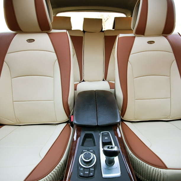 Car SUV Truck Leatherette Seat Cushion Covers 5 Seat Full Set Seats