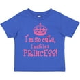 thumbnail image 3 of Inktastic So Cute Princess Girls Toddler T-Shirt, 3 of 5