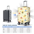 thumbnail image 5 of Goofa Colorful Cartoon Snail Pattern Luggage Covers For Suitcase,Suitcase Cover Protector Fit 18-32 Inch Luggage-X-Large, 5 of 9