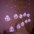 thumbnail image 4 of SDNall LED Curtain String Lights Christmas Ball Christmas Tree Decoration For Home New Years Gifts, 4 of 9