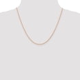 thumbnail image 2 of Real 14kt Rose Gold 1.15mm Carded Cable Rope Chain; 20 inch; for Adults and Teens; for Women and Men, 2 of 6