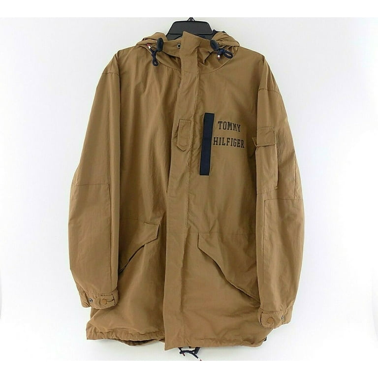 Tommy Hilfiger Waterproof Parka Coat Jacket Back Brown Size L - Walmart.com