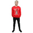 thumbnail image 4 of Tom And Jerry Mens Christmas Fair Isle Sweatshirt, 4 of 5