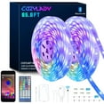thumbnail image 1 of Bluetooth LED Strip Lights 65.6FT - LED Light Strips Controlled by Smart Phone APP - Music Sync LED Lights Strip for Bedroom Decor, Room Decor锛孋hildren's Room, 1 of 7