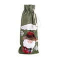thumbnail image 4 of Clearance,olkpmnmk Accessories,2 Pc Christmas Snowman Bottle Set Santa Swedish Festive Decoration Stand Bag Drawstring Handmade Christmas Kitchen Table Decoration Unique And Cute,Home Decor, 4 of 8