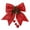 Color:Red, variant on Christmas Bows with Pine Cones for Wreath Garland Decoration Xmas Tree Topper