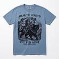 thumbnail image 3 of Fun Aunt Knight Riding Black Cat T-Shirt, Hear Ye Fun Aunt Has Arrived Tee, Funny Medieval Cat Meme Shirt, Auntie Cat Lover Gift, 3 of 8