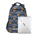 thumbnail image 7 of FORMRS Kids School Backpack Elementary Student Unisex Travel Bookbag with Reflective Stripes, Blue Elegant Geometric, 7 of 7