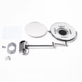 thumbnail image 1 of Wall Mounted Makeup Mirror with LED Light 5X Magnification Mirror 360 ° Rotation Dimmable Light for Bathroom Dressing Room Hotel, 1 of 8