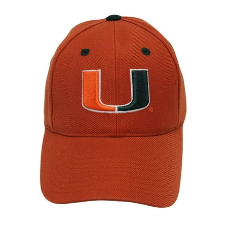 - Top of the World Men's Miami Hurricanes Embroidered Cap One Size Fitted 7 3/8 inch
