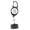 thumbnail image 2 of Pool Chalk Holder, Billiard Chalk Holder ABS Portable with Retractable Rope Buckle for Billiard Accessory, 2 of 7