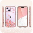 thumbnail image 3 of i-Blason Cosmo Series Case for iPhone 14 Plus 6.7 inch (2022 Release), Slim Full-Body Stylish Protective Case with Built-in Screen Protector(Pinkfly), 3 of 7