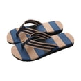 thumbnail image 4 of Domzle Men's Flip Flops - Funny Beach Sandals Comfortable Summer Beach Walking Thong Sandals Slip On Indoor Outdoor Quick-Dry Slides for Men Blue, 4 of 10