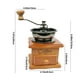 thumbnail image 3 of Molinillo de café de madera de haya con manivela, 3 of 6