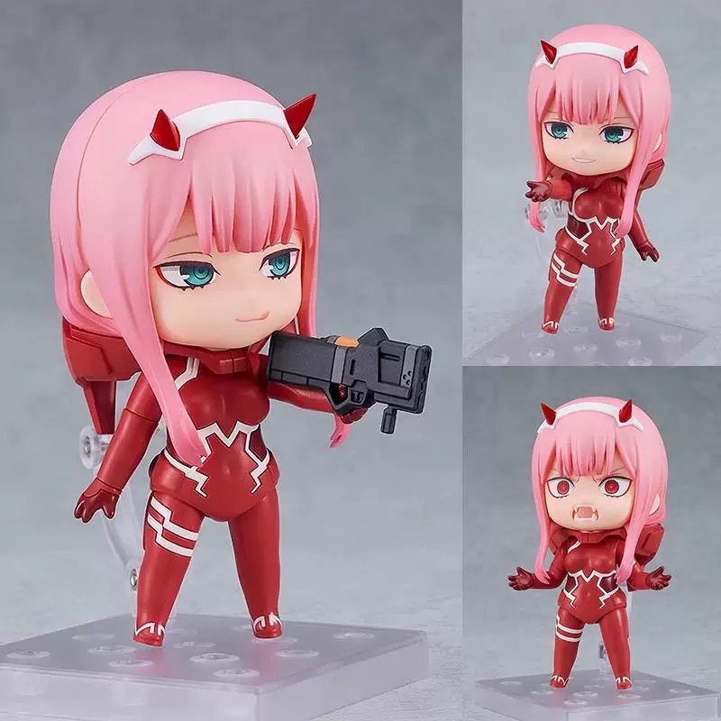 New Darling in The FRANXX Zero Two (2408 Q Ver) Character Anime Model Statue Action Figures Desktop Ornament Popular Decorations Fan Souvenirs Creative Gift Collectable
