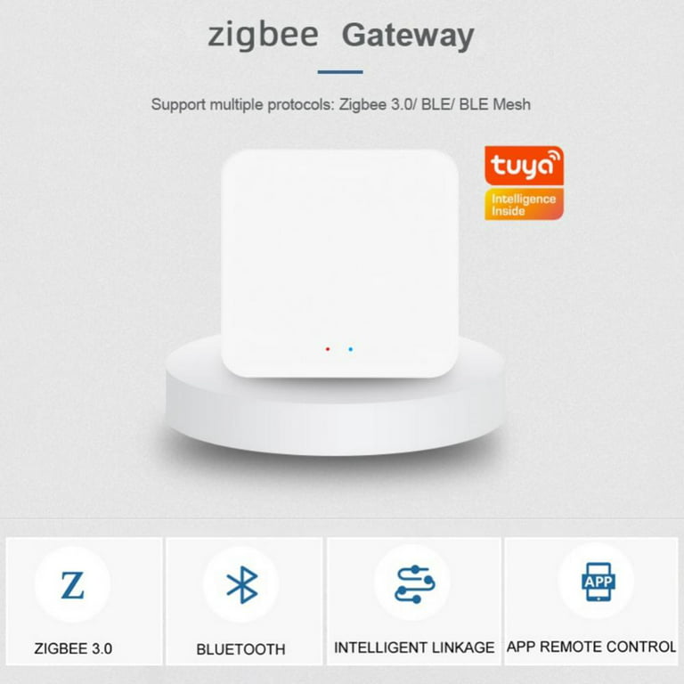 eMylo Zigbee Hub Gateway, 2 in 1 Zigbee 3.0 Bluetooth Tuya Smart Gateway  Work with Smart Life and Tuya APP, Compatible with Alexa and Google