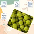 thumbnail image 3 of PhooArto Comfortable Mouse Pad Tennis Ball Pattern Desktop Mousepad , 21 x 25 cm Mouse Mat, Non-Slip Rubber Base, Improves Speed and Precision, 3 of 7