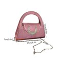 thumbnail image 5 of Bolso De Embrague De Noche Bolso de mano de noche para mujer Bolso de fiesta de cóctel con cadena elegante Bolso de mensajero (rosa) Tmvgtek Para Estrenar, 5 of 5