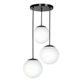 thumbnail image 1 of Luminario Colgante Vidrio Maxxi Tres Esferas Sopla Mate 20cm, 1 of 1