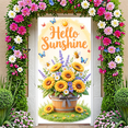 thumbnail image 7 of Floral Design Sunshine Banner Summer Theme Butterfly Decoration Nature Elements for Garden Party Home Decoration Outdoor Event, 7 of 7