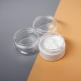 thumbnail image 7 of ACDANC 4Pcs Round Clear Wide-Mouth Leak Proof Plastic Container Jars with Lids for Travel Storage Makeup Beauty Products Face Creams Oils Salves Ointments Diy Makings (White,1 Ounce - 30Ml), 7 of 7