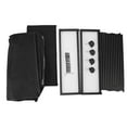thumbnail image 2 of Caja De Almacenamiento Debajo De La Cama Con Ruedas, 56 L 32 Pulgadas De Largo X 17 Pulgadas De Ancho X 6 Pulgadas De Alto, Bolsas De Almacenamiento Con Cremallera Con Ruedas,, 2 of 7